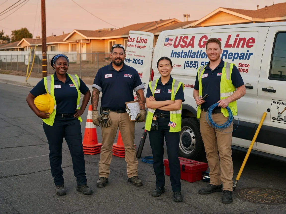 Gas Line Installation company in Oak Run, CA